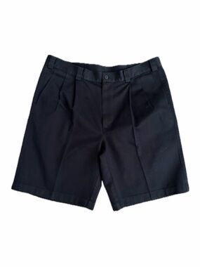 Ashworth Black Pleated Men's Golf Shorts